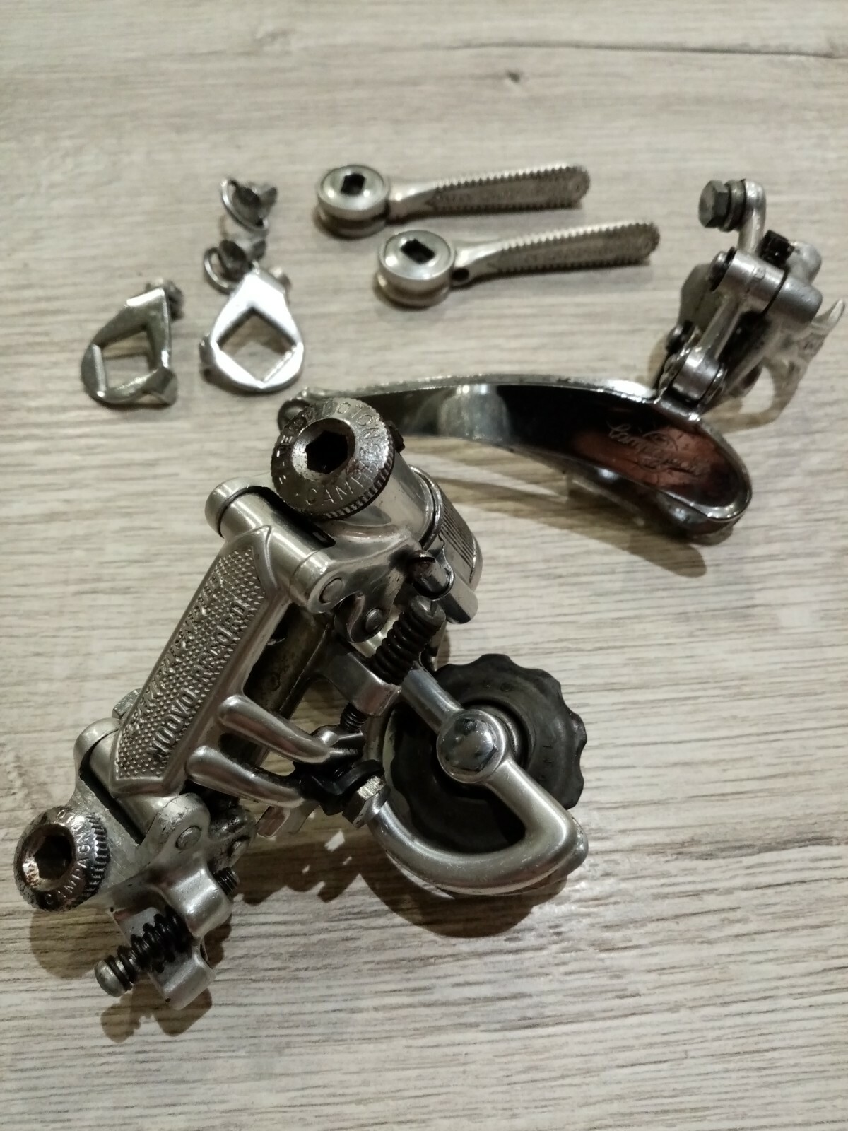 Dérailleur Avant Campagnolo Vintage - Pour Vélo De Course Ancien - Pièce D'Occasion Italienne