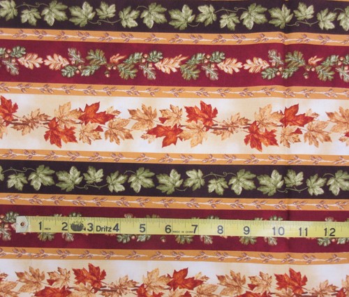 Companion Fabric Bundle (2) 1+ yds x 42 In Fall Leaves Brown Beige Am 178 - Picture 5 of 11