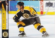 #268 P.J. Axelsson - Boston Bruins - 2006-07 Upper Deck Hockey
