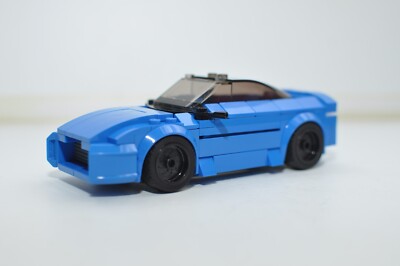 Blue mkIV Toyota Supra Custom Model compatible and Built with LEGO  Bricks