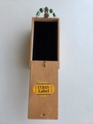 Cowgirl Wooden Cigar Box Purse w/ Green Beaded Handle & Latch. — photo 6