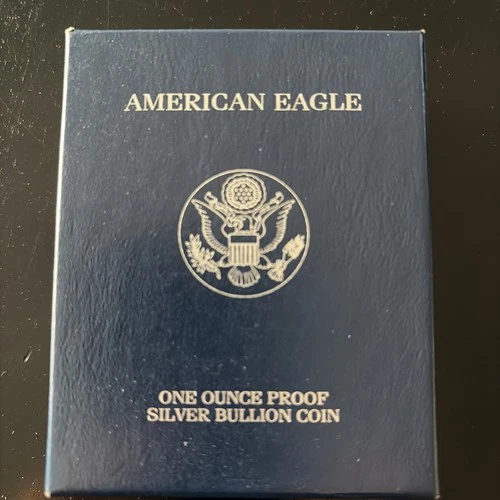 2006-W American Silver Eagle PROOF 1 Oz Silver - Coin & Box & COA