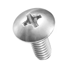 Machine Screws Phillips Head(1/4"-20x5/8") 50Pcs, Silver