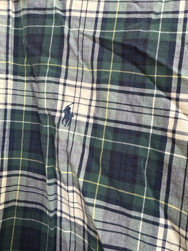 Ralph Lauren Blake 100% Cotton Multicolored Long Sleeve Button Down Shirt Sz L - Picture 4 of 5