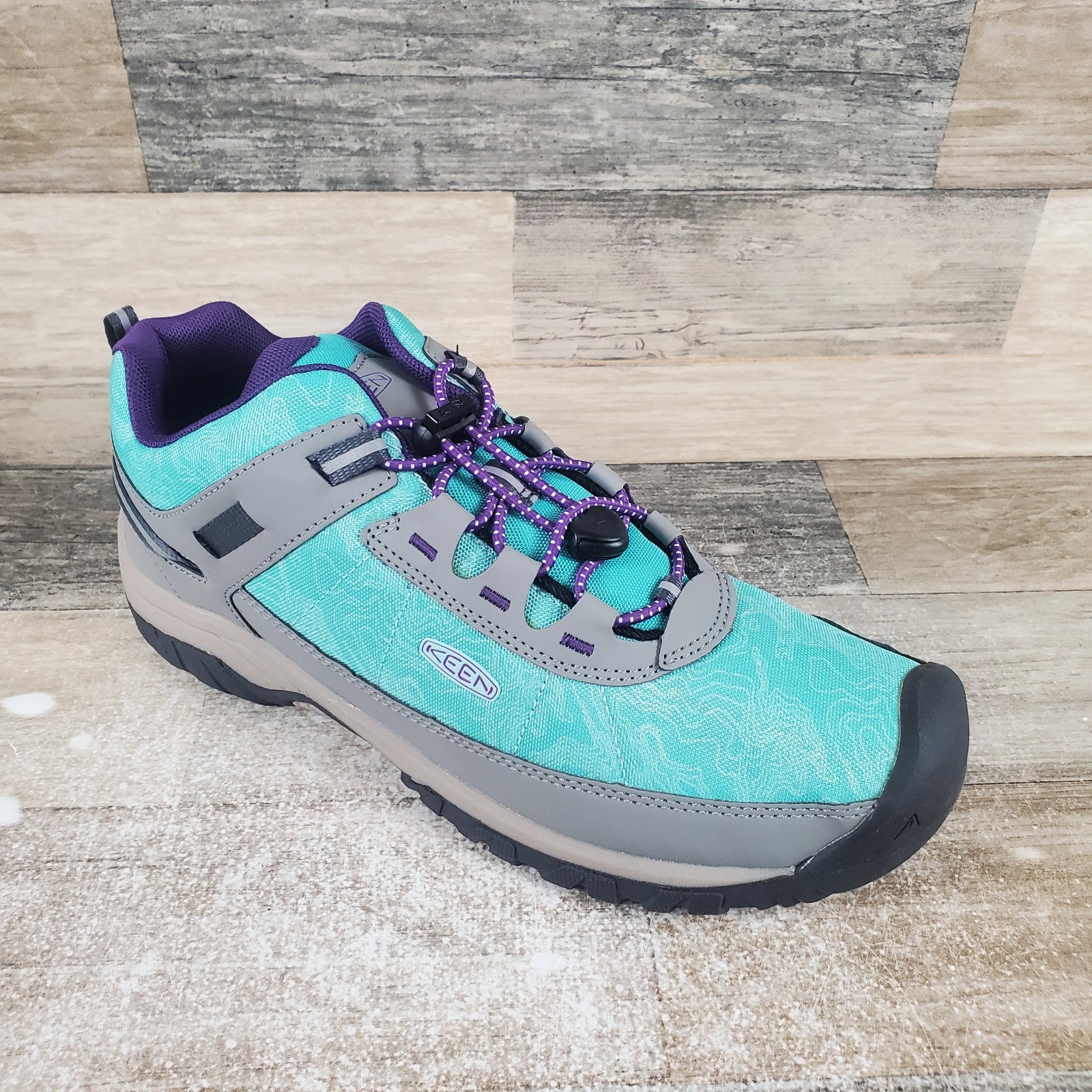 Scarpe da ginnastica Keen Targhee Sport per bambini da tracciamento ed escursionismo taglia 7 Waterfall Vapor
