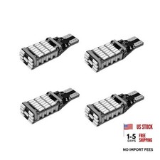 4 PCS LED Reverse Lights, 6500K Super Brightness 45SMD-4014 Chipsets for Red