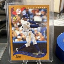 Topps 2002 Alfonso Soriano #95 New York Yankees Baseball Base Set Card