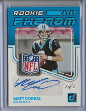2022 Panini Donruss Matt Corral Rc Rookie Phenom Auto NFL Shield Patch 1/1