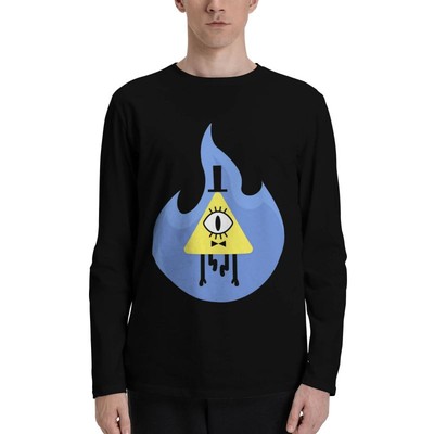 Gravity Falls Men's Long Sleeve T Shirt Cotton Tee