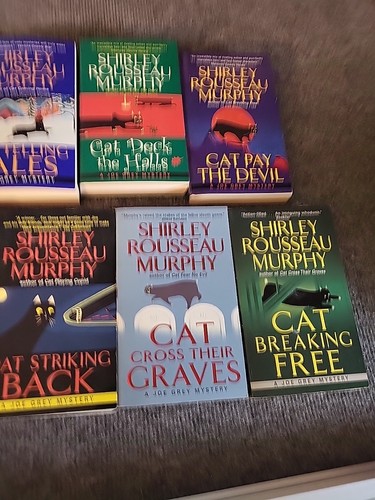 12 Shirley Rousseau Murphy Joe Grey Cozy Mystery Lot*Cat Shining Bright - Picture 4 of 4