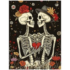 Skull Diamond Art Kits for Adults,Skull Diamond Painting Kits for Adults Begi...