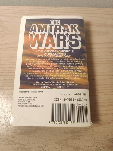 Patrick Tilley The Amtrak Wars Book 1-4 Cloud Warrior First Family Iron Master - Bild 5 von 9