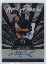 2019 Leaf Valiant New Dawn Blue Prismatic 20/25 Alec Marsh #ND-AM1 Auto 2s2