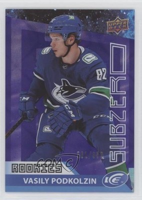 2021-22 Upper Deck Ice Sub Zero 361/999 Vasily Podkolzin #SZ-50 Rookie RC 0c6