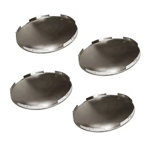 4PK 2.2" H. Steel Hub Cap Cover - 5-Notch Conmet Design p Replace MW1273BK