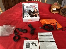 Time Crisis 4 + GunCon3 PS3 (Sony PlayStation 3, 2007) w/ Sensors - NO GAME