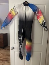 Tuta da corsa sci SPYDER donna L*PERFORMANCE* GS FIS *IMBOTTITA* velocità *grande usata in ottime condizioni