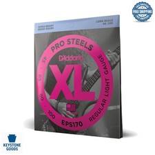D'Addario XL ProSteels Long Scale Light Gauge Bass Strings 45-100