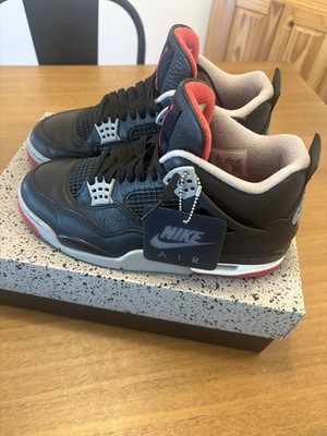 Air Jordan 4 Retro 'Bred Reimagined' Shoes Size U.S. 8.5