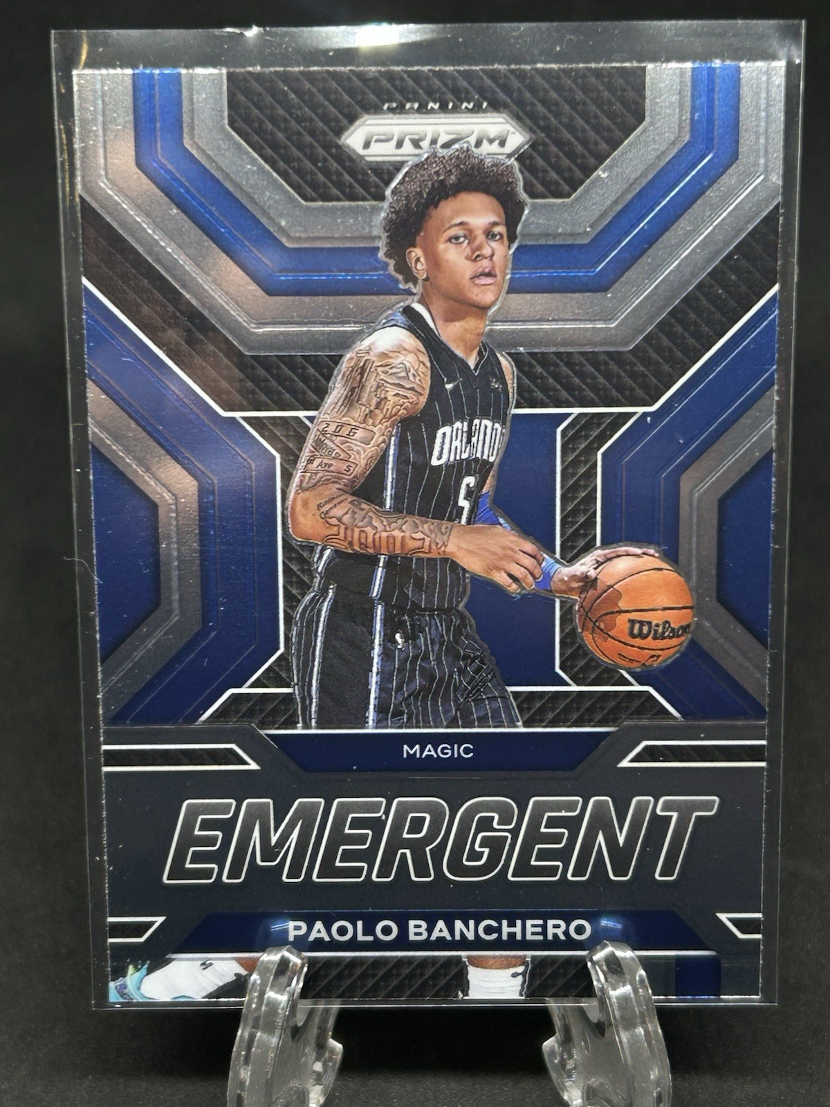 2022-23 Panini Prizm - Emergent Silver Prizm Paolo Banchero (RC) #25