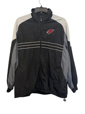Arizona Cardinals Reebok NFL Team Apparel Black Gray Full Zip Jacket XL