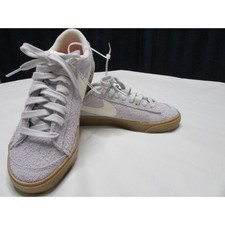 Nike Women's suede Blazer low 77 size 5.5 white/light purple NWOT