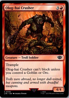 2023 MTG The Lord of the Rings: Tales of Middle-earth Olog-hai Crusher