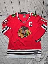 New Women Chicago Blackhawks Jonathan Toews #19 Fanatics Breakaway Red Jersey L