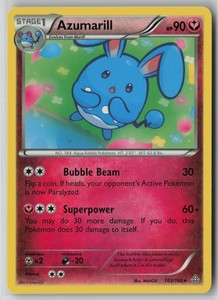 Azumarill 103/160 Pokemon TCG Trainer XY - Primal Clash Regular (Light Play) LP1