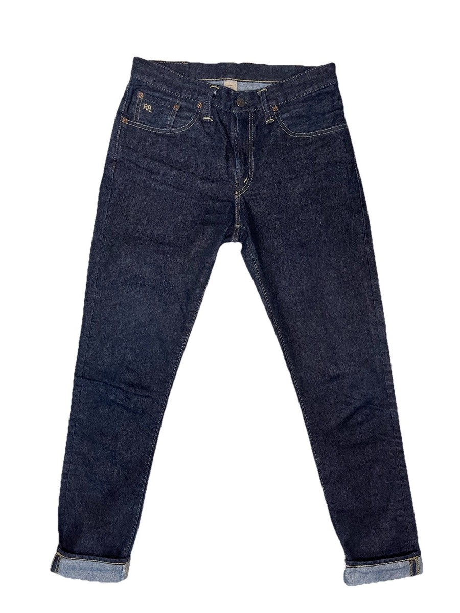 RRL LOW STRAIGHT JEANS USA製 29×30 RRL Double RL Union Standard Denim Mens 29x32 Ralph Lauren Slim