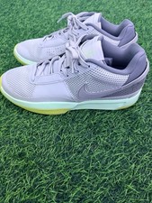 Nike Men's Ja 1 Light Silver Granite Cyber Sneakers Size 10 FQ4796-003