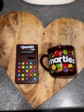 Vintage Smarties Calculator and Mug Promotional Merchandise for Nestl&eacute; 1980s/90s