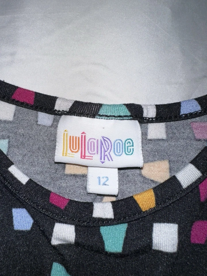 Vestido Lularoe Niños 12 Multicolor Foto 2 de 2