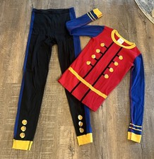 Hanna Andersson Christmas Pajama set 160 14 soldier Boys Girls Organic Cotton