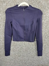 Gymshark Flow Zip Up Jacket Small Body Fit Purple Outdoor Gym Fitted