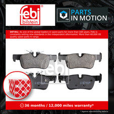 Image of Brake Pads Set Rear 16910 Febi 34201543683 34206885547 34216859917 34216860403