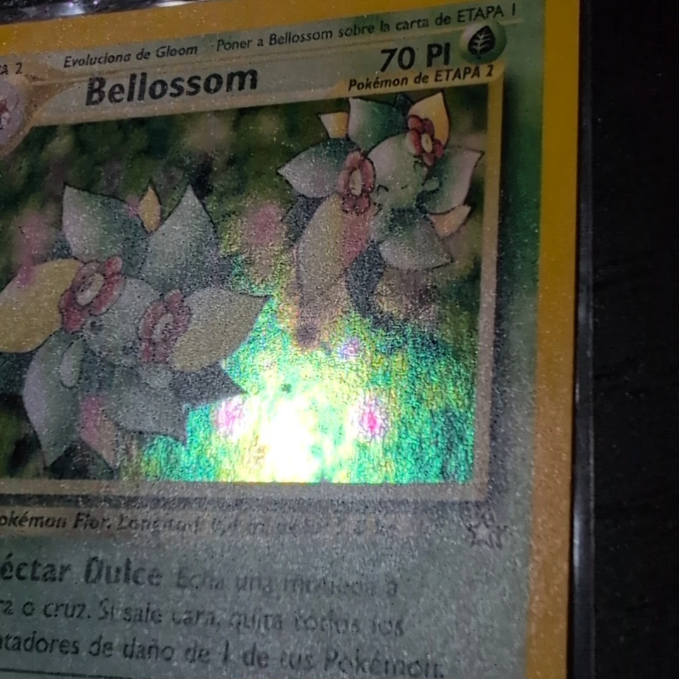 2001 Pokemon (SPANISH) Unlimited Neo Genesis Bellossom Holo 3/111 Rare - Image 3 of 4