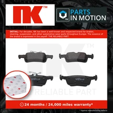 Brake Pads Set fits PEUGEOT 308 Mk2 1.2 Rear 13 to 21 NK 1610814180 1611331480