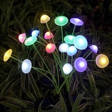 Waterproof Solar Garden Lights Solar Mushroom Lights for Garden Ambiance