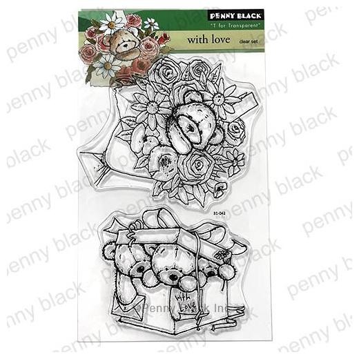 Penny Black Clear Stamps - With Love 31-042