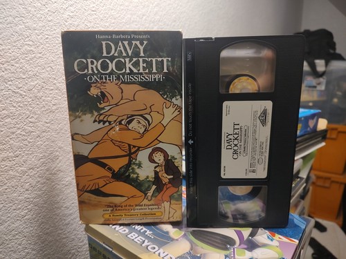 Davy Crockett on the Mississippi VHS Hanna Barbera Video 1987. Tested. V1 - Picture 1 of 3