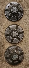 1964 / 65 AMF MIDGET Ford Mustang PEDAL CAR ORIGINAL HUB CAPS USED PLEASE READ