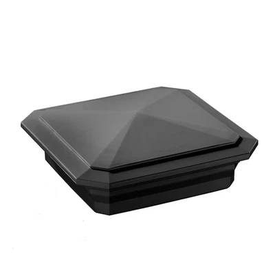 TimberTech 5-in x 5-in RadianceRail Black Composite Deck Post Cap - Image 1 of 2