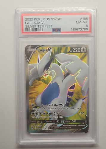 Lugia V graded PSA 8 for sale on eBay