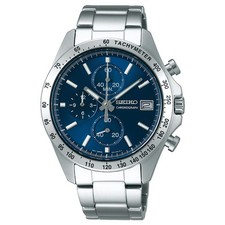  A3Y Seiko Selection SBTR023 Chronograph Stainless Steel Men Watch 385 
