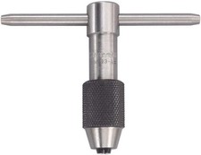 Starrett 93A T-Handle Tap Wrench, 1/16" - 3/16" Tap Size, 1/16" - 5/32" Square