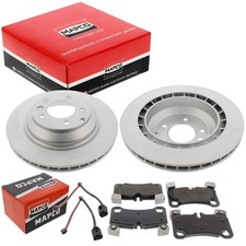 MAPCO BREMSSCHEIBEN 358mm + BELÄGE HINTEN passend für AUDI Q7 PORSCHE CAYENNE VW