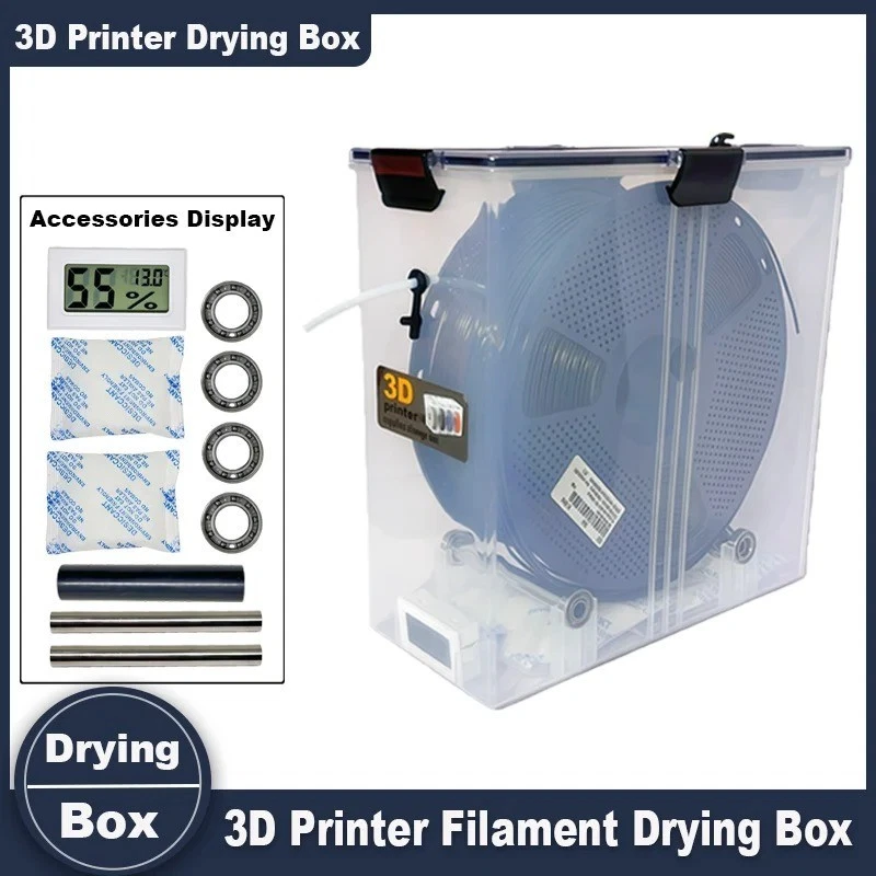 3D Printer Filament Storage Box Airtight Sealed Container for 1KG Spools