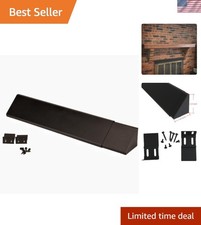 6 Inch Adjustable Fireplace Hood  Heat Deflector   28 to 48 Inch Fireplaces ...