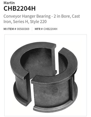 #ad Martin CHB2204H Conveyor Hanger Bearing 4 in $120.00